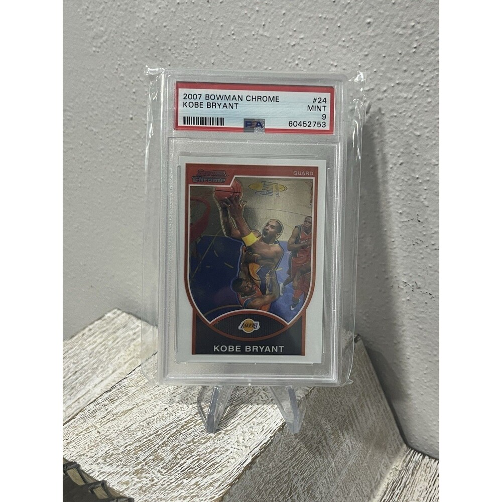 Kobe Bryant 2007 Bowman Chrome #24 PSA 9 MINT Los Angeles Lakers